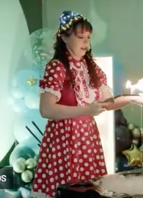 Bubble Lady in Calgary