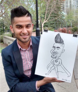 Edmonton charicature artist