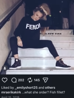 Erika's sexy positions