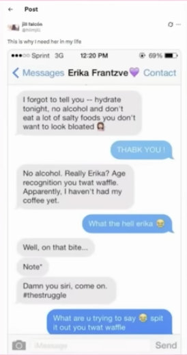 Erika's innapropriate text 1