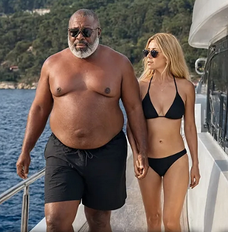 racist black man (and gold-digging woman)