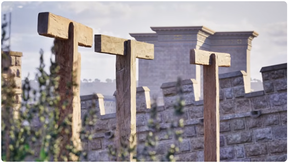 The actual shape of the cross