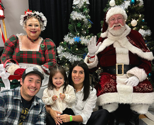 Real beard santa claus in Edmonton