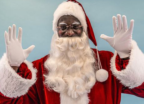 African Santa in Edmonton